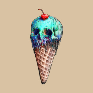 Ice Cream Skull T-Shirt