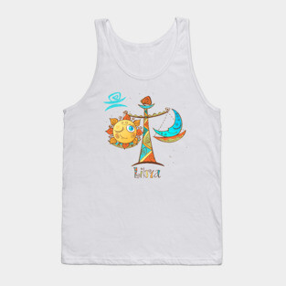 libra zodiac kids Tank Top