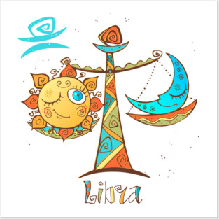 libra zodiac kids Posters and Art