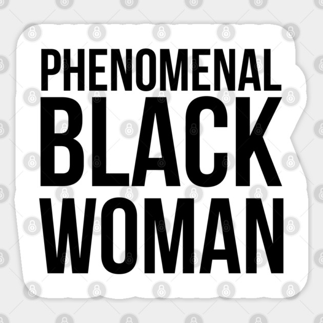 Phenomenal Black Woman Sticker by UrbanLifeApparel