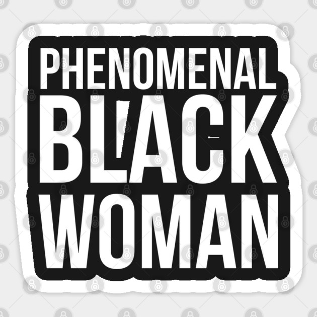 Phenomenal Black Woman Sticker by UrbanLifeApparel
