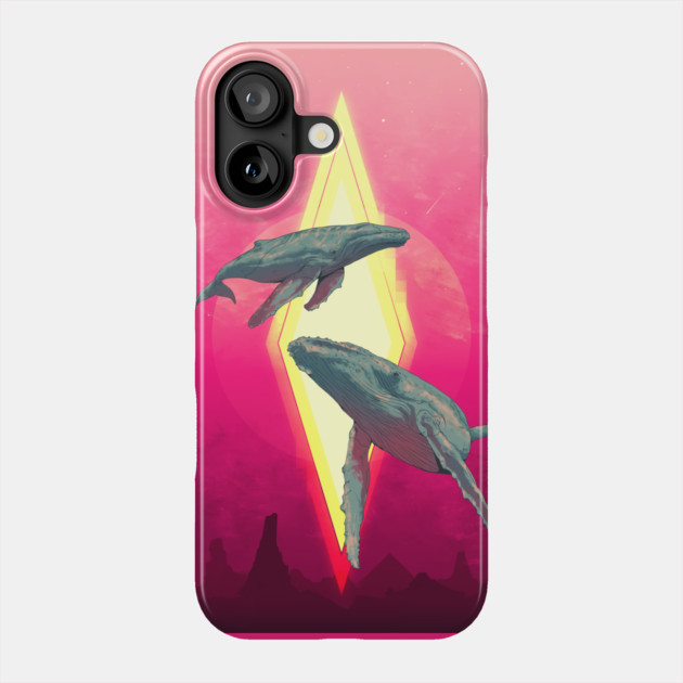 BIG WHALES Phone Case by DOSER