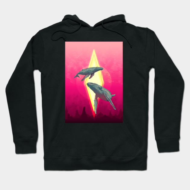 BIG WHALES Hoodie by DOSER