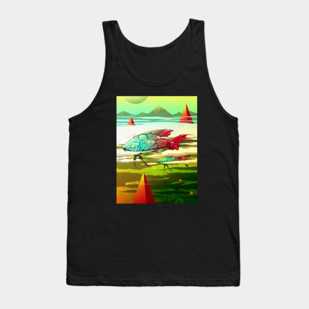 Big Fish 025 Tank Top by DOSER
