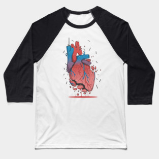 BROKEN HEART Baseball T-Shirt