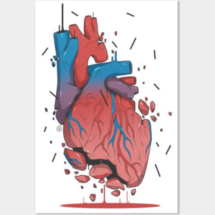 BROKEN HEART Posters and Art