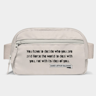 James arthur baldwin quote Bag