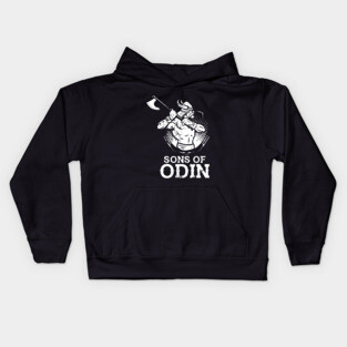 Awesome Sons of Odin Norse Vikings Kids Hoodie