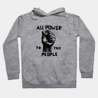 All Power To The People, Black Panthers, Black Panther Logo Hoodie
