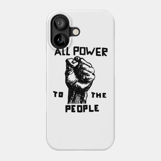 All Power To The People, Black Panthers, Black Panther Logo Phone Case by UrbanLifeApparel