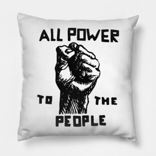 All Power To The People, Black Panthers, Black Panther Logo Pillow