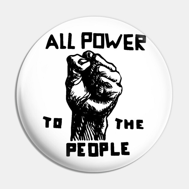 All Power To The People, Black Panthers, Black Panther Logo Pin by UrbanLifeApparel