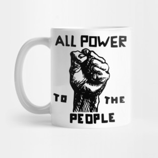 All Power To The People, Black Panthers, Black Panther Logo Mug