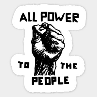 All Power To The People, Black Panthers, Black Panther Logo Magnet