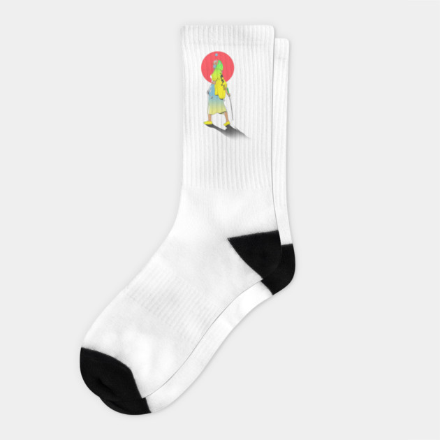 NINJA GIRL Socks by DOSER