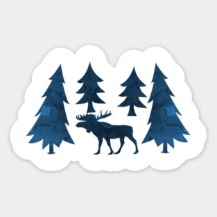 Moose Sticker