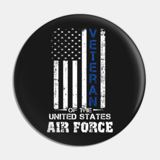 Veteran of the United States US Air Force t-shirt Pin
