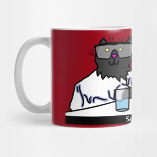 Science Cat Doing Science Mug