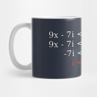 i <3 u Equation Mug
