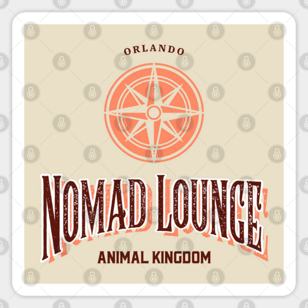 Nomad Lounge Orlando Theme Park Bar and Restaurant Sticker by Joaddo