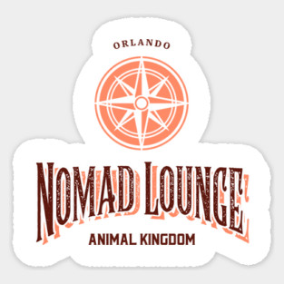 Nomad Lounge Orlando Theme Park Bar and Restaurant Magnet