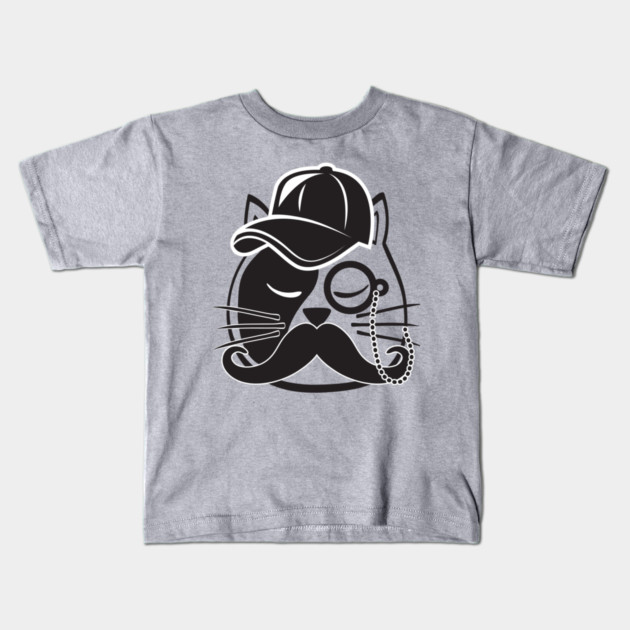 Cat Dad Kids T-Shirt by Pixel Threads 