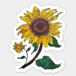 Sunflower Sticker