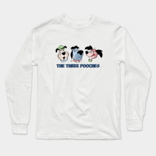 THREE STOOGES CARTOON PARODY Long Sleeve T-Shirt