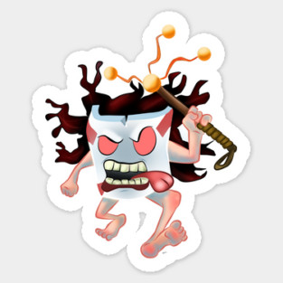 MASKED WITCH DOCTOR Sticker