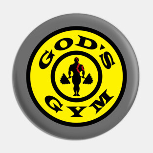 God's Gym Pin