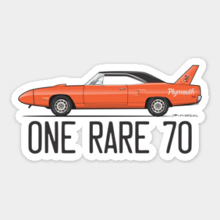One Rare 70 Sticker