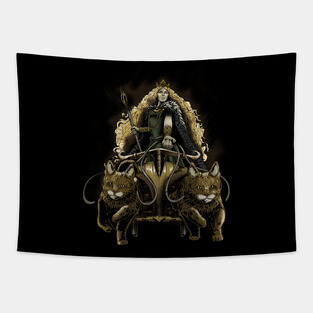 Freya - Medieval Viking Mythology - Norse Paganism Tapestry