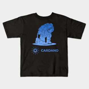 Cardano coin Crypto coin Crytopcurrency Kids T-Shirt