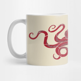 Red Pacific Octopus Mug