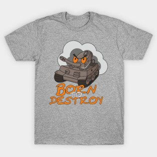 Cartoon German tank Panzer 6 " Tiger" T-Shirt