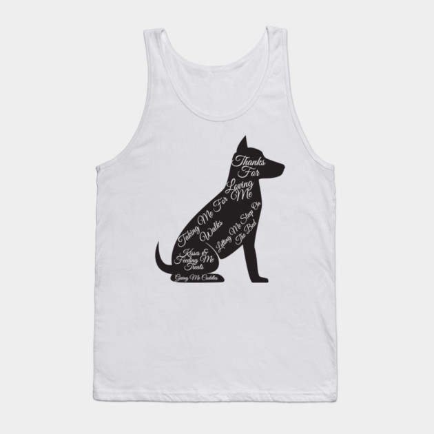 Dog Owner Tank Top by Pixel Threads 