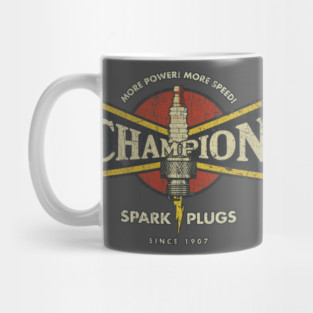 Champion More Power More Speed 1907 Mug