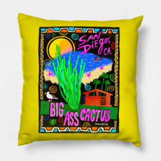 Big Ass Cactus Pillow