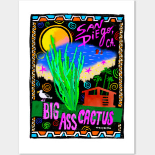 Big Ass Cactus Posters and Art