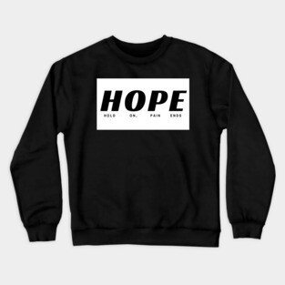 HOPE Recovery Design Crewneck Sweatshirt