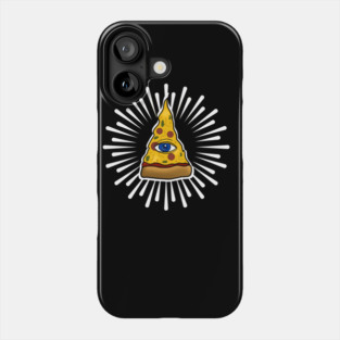 Funny Pizza, Third Eye, Pizza is Everything Phone Case