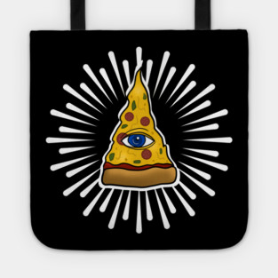 Funny Pizza, Third Eye, Pizza is Everything Tote