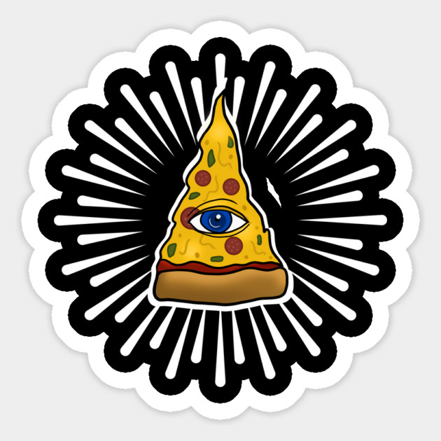 Funny Pizza, Third Eye, Pizza is Everything Magnet by logiamerch