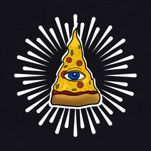 Funny Pizza, Third Eye, Pizza is Everything by logiamerch
