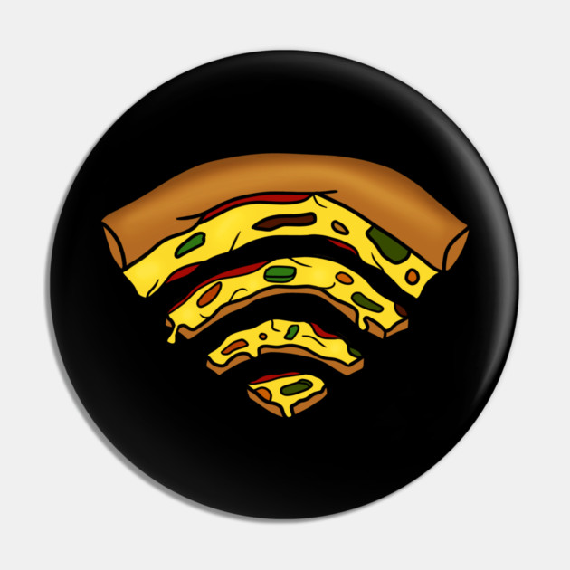 Pizza and Wifi, Funny Pizza Lover, Foodie Pin by logiamerch