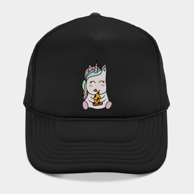 Cute Unicorn eating Pizza, Funny Pizza Lover by logiamerch