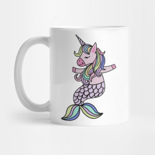 Unicorn, Mermaid, Cute Unicorn Lover Mug