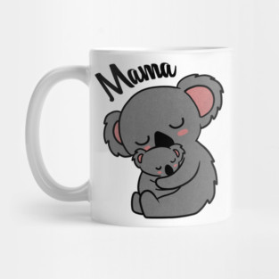 Cute Koala Bear Mama with Cub Mug
