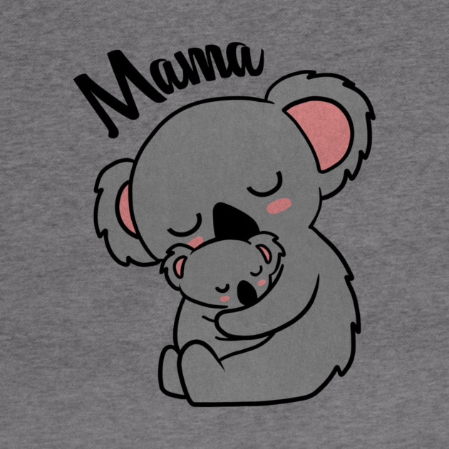 Cute Koala Bear Mama with Cub by logiamerch