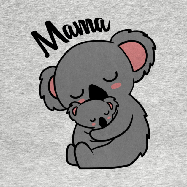 Cute Koala Bear Mama with Cub by logiamerch